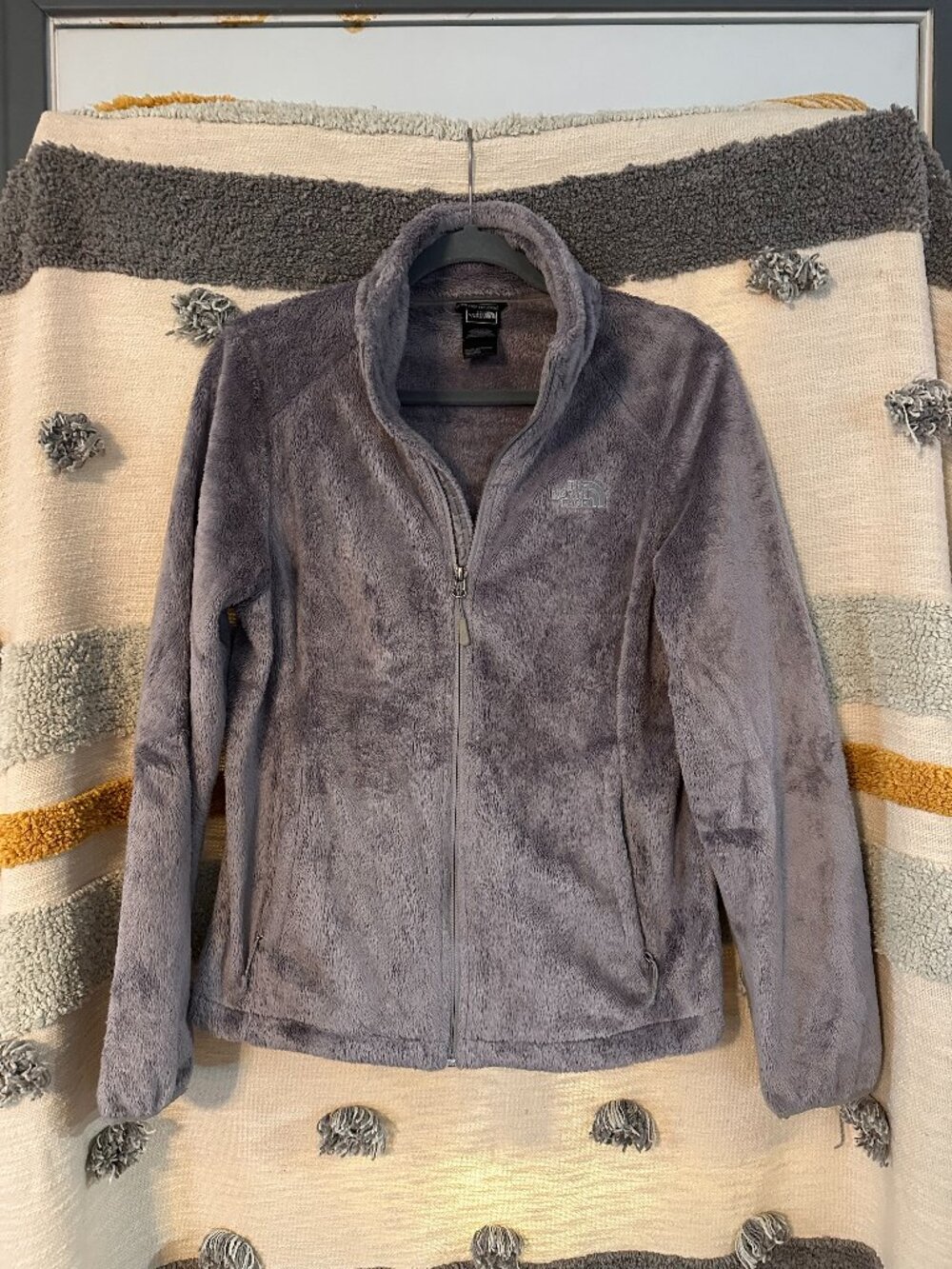 The North Face Osito Fleece Full Zip Jacket Ashen Purple Grey - M